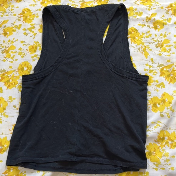Free People racerback cropped tank in black - Picture 3 of 5